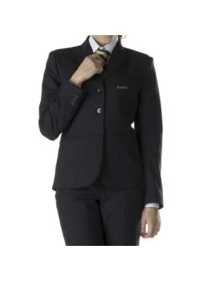 EliteFront Blue Receptionist Uniform Suit